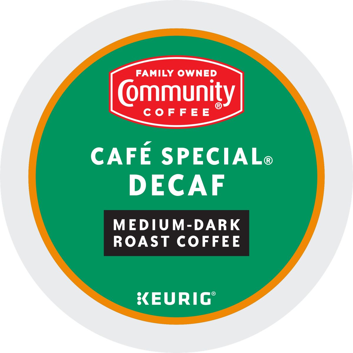 Community Coffee Cafe Special Decaf Coffee K-Cup Pods