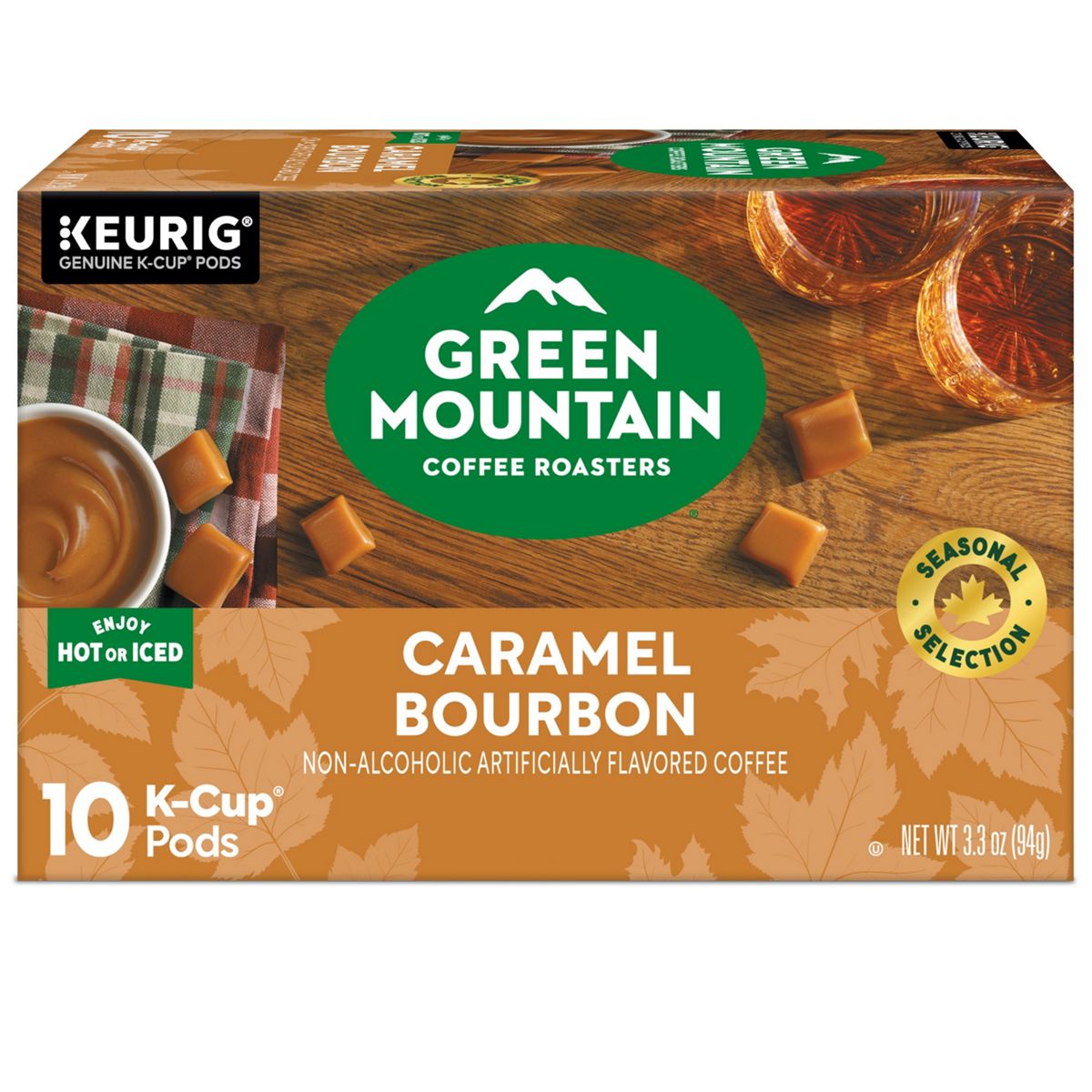 Green Mountain Coffee Roasters Caramel Bourbon Coffee K-Cup Pods