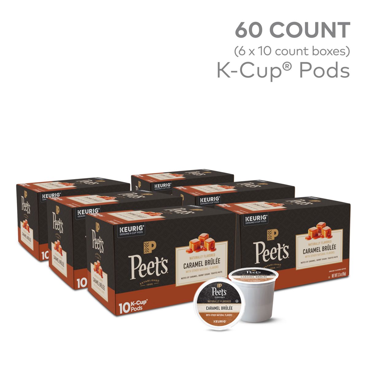 Peet's Coffee Caramel Brulee K-Cup Pods