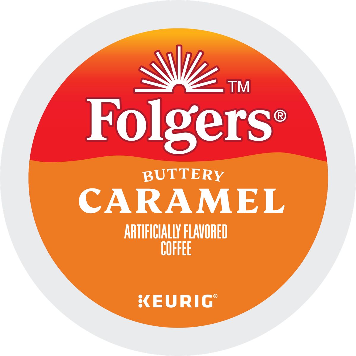 Folgers Buttery Caramel Coffee K-Cup Pods