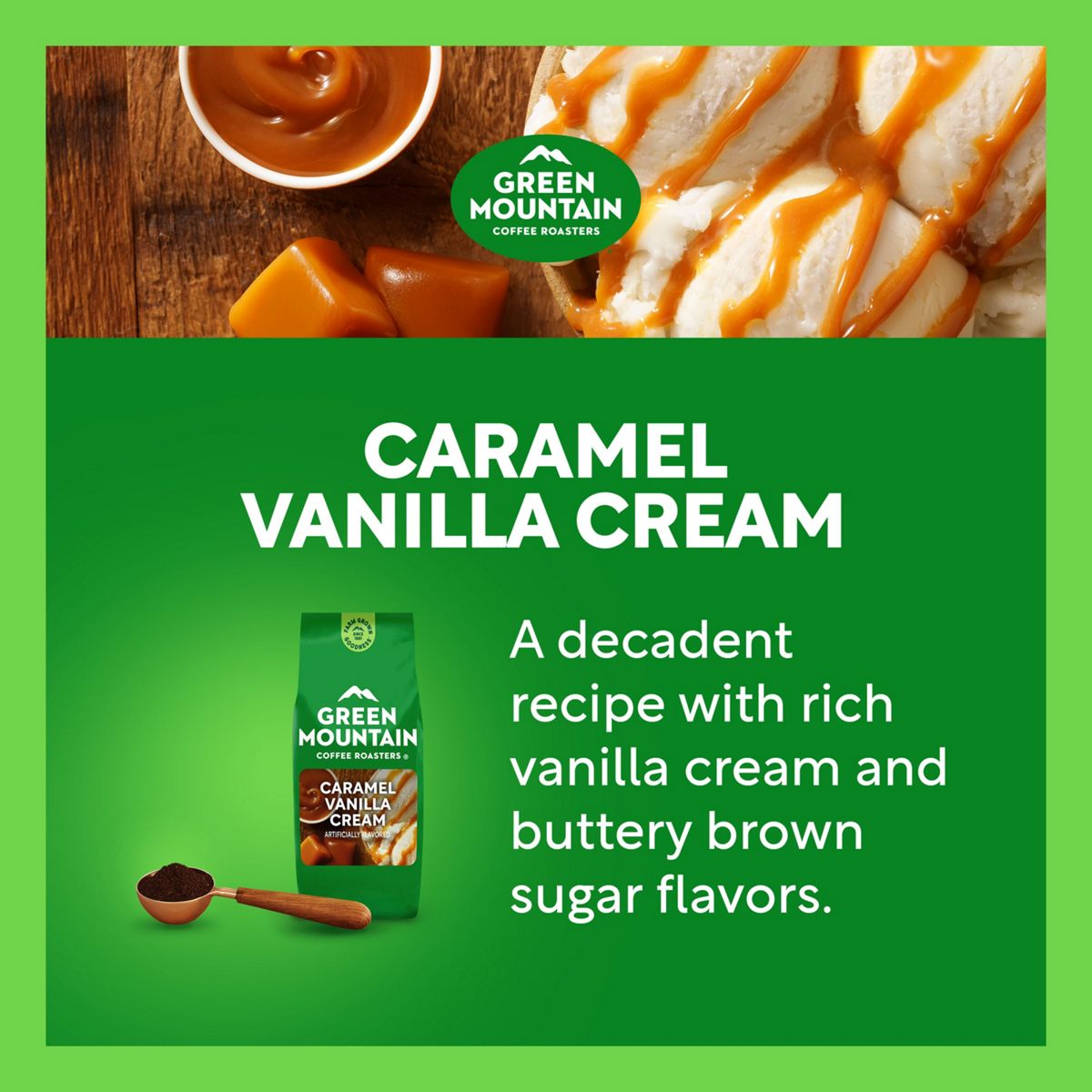 Green Mountain Coffee Roasters Caramel Vanilla Cream Coffee
