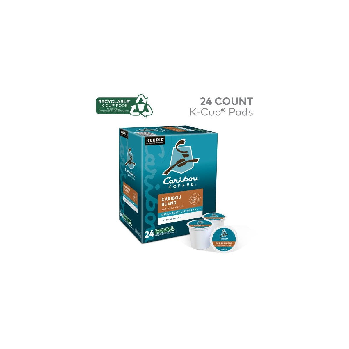 Caribou Coffee Caribou Blend Coffee K-Cup Pods