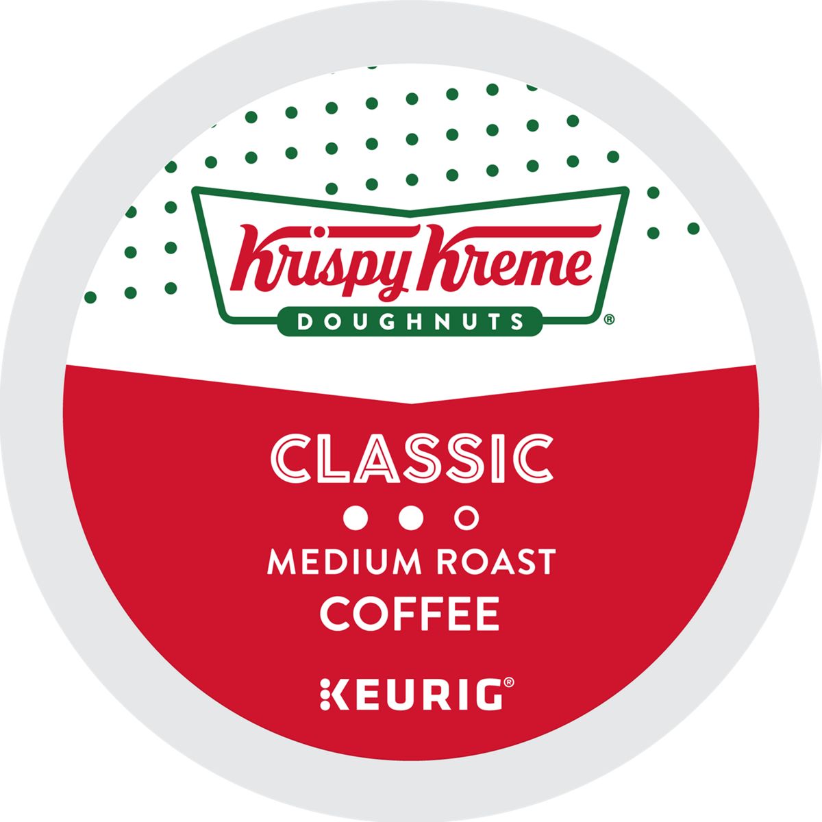 Krispy Kreme Doughnuts Coffee Classic Coffee K-Cup Pods