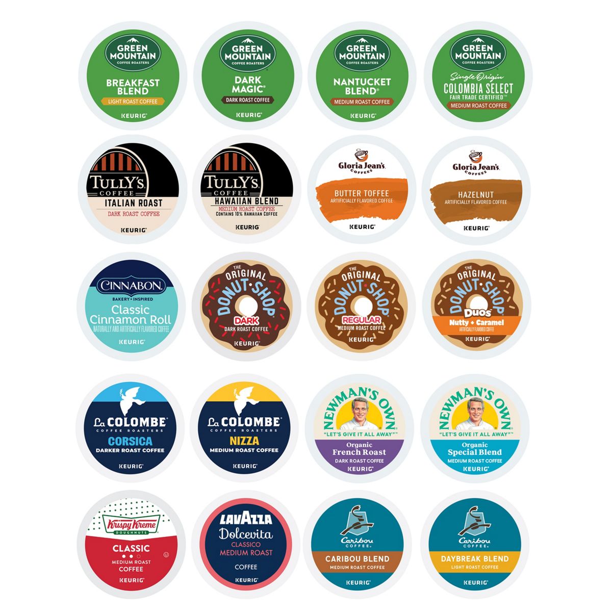 Keurig Keurig Coffee Lovers' Collection Variety Pack 60-Count K-Cup Pods