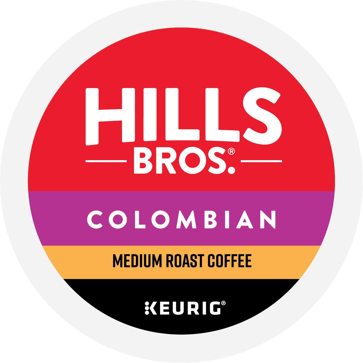Hills Bros. Colombian Coffee K-Cup Pods