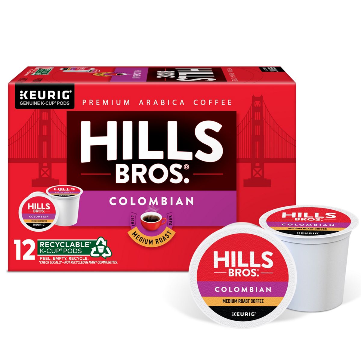 Hills Bros. Colombian Coffee K-Cup Pods