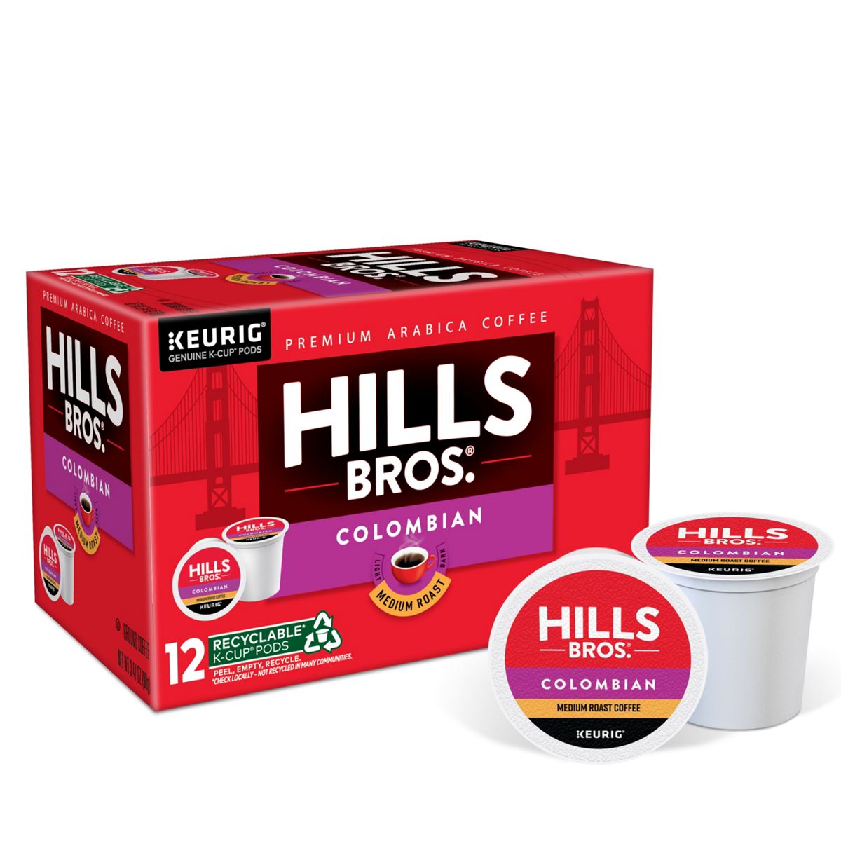 Hills Bros. Colombian Coffee K-Cup Pods