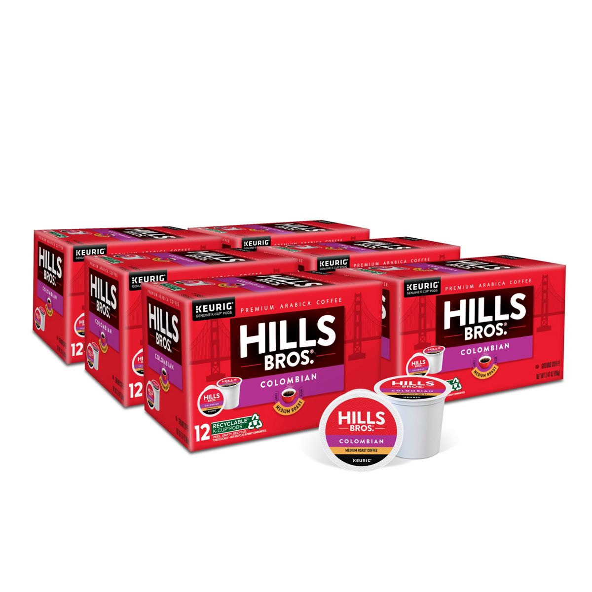 Hills Bros. Colombian Coffee K-Cup Pods
