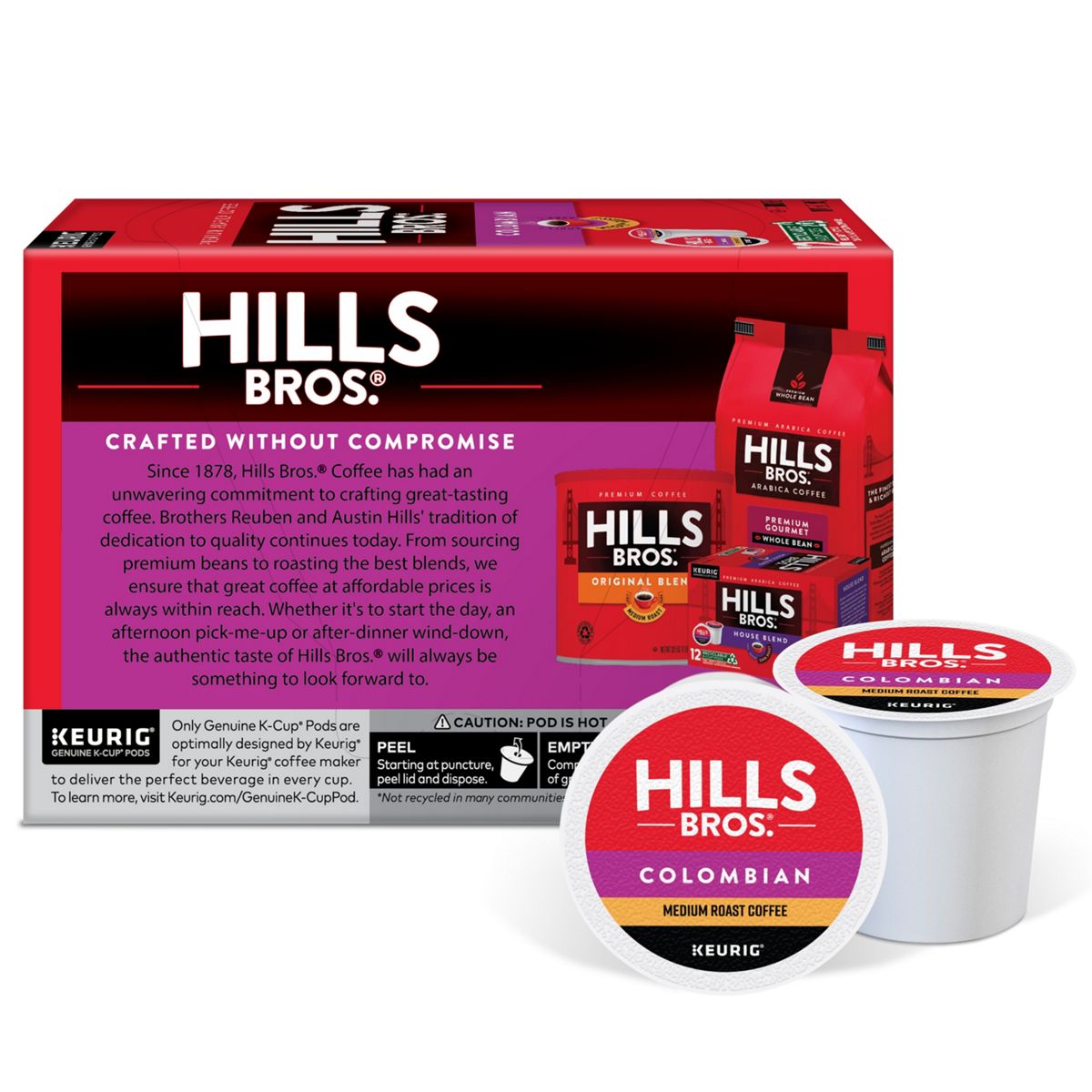 Hills Bros. Colombian Coffee K-Cup Pods