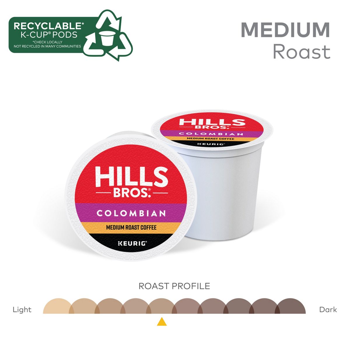 Hills Bros. Colombian Coffee K-Cup Pods