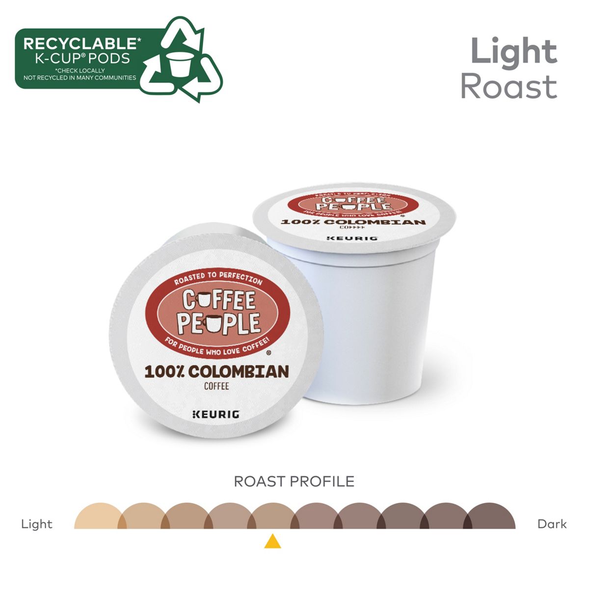 Coffee People Colombian Coffee K-Cup Pods