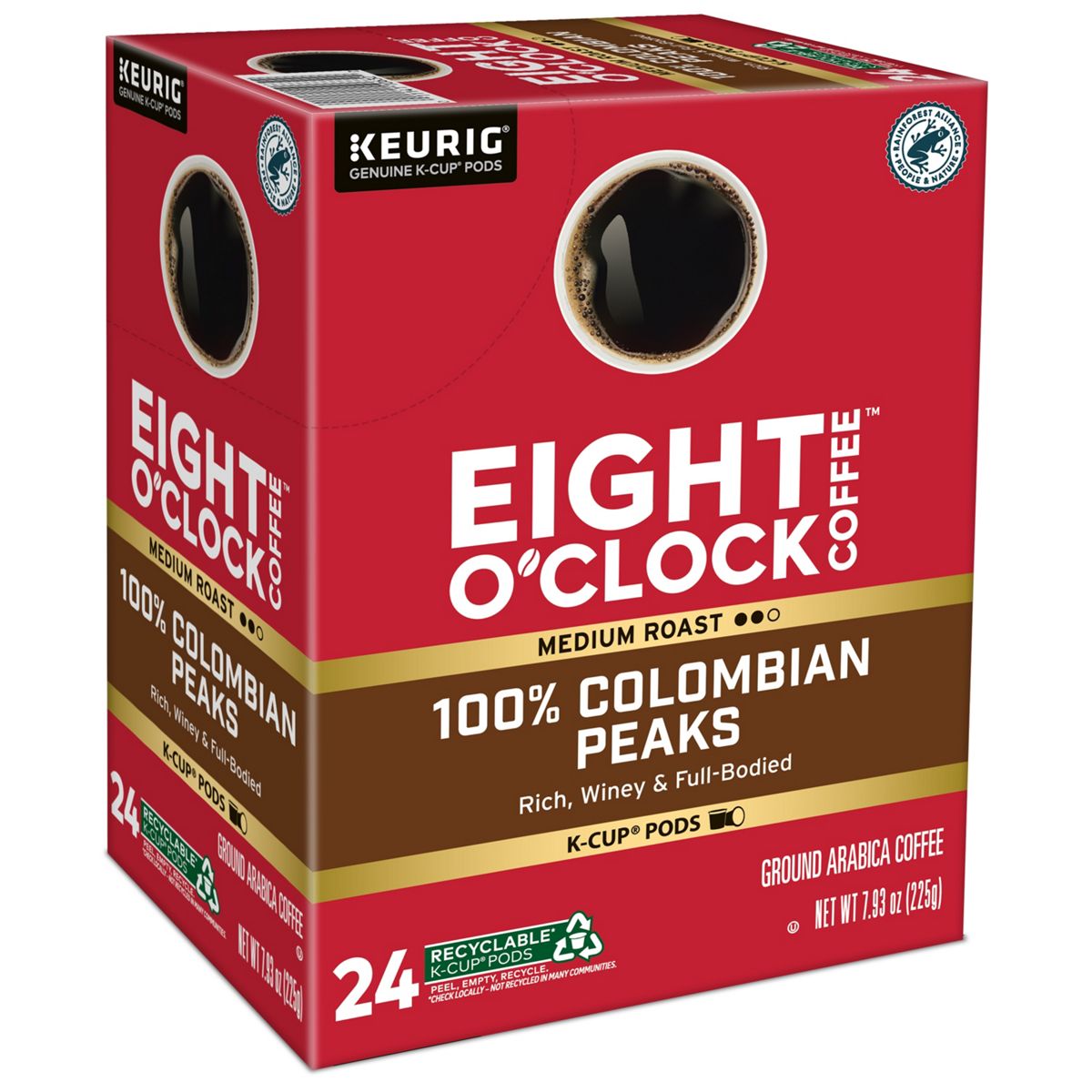 Eight O'Clock Colombian Peaks Coffee K-Cup Pods