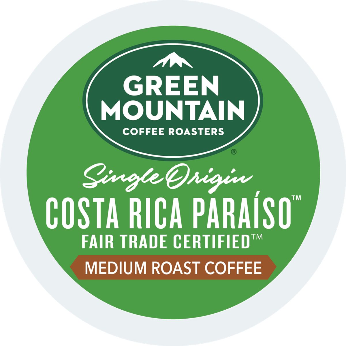 Green Mountain Coffee Roasters Costa Rica Paraiso Coffee K-Cup Pods