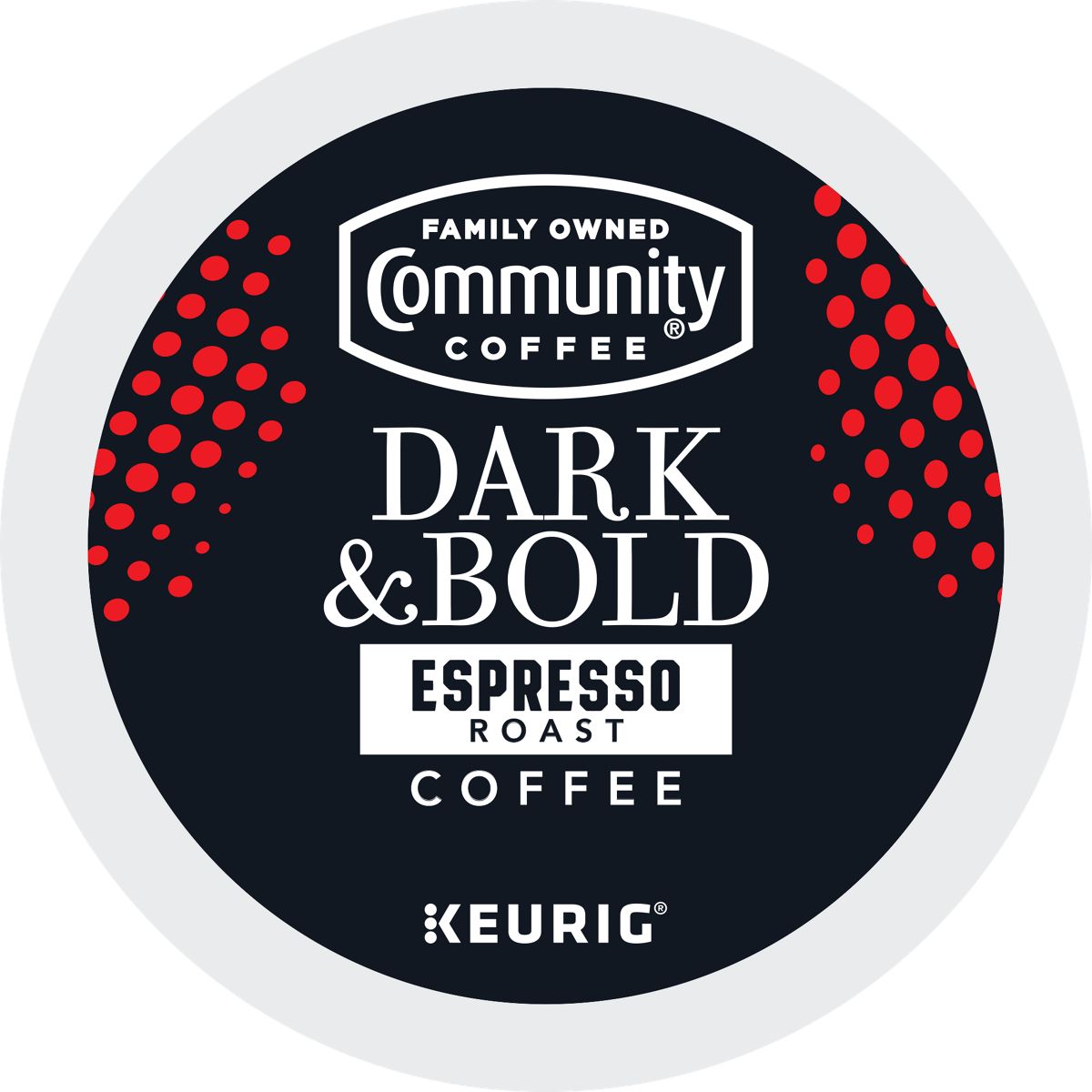 Community Coffee Dark & Bold Espresso K-Cup Pods