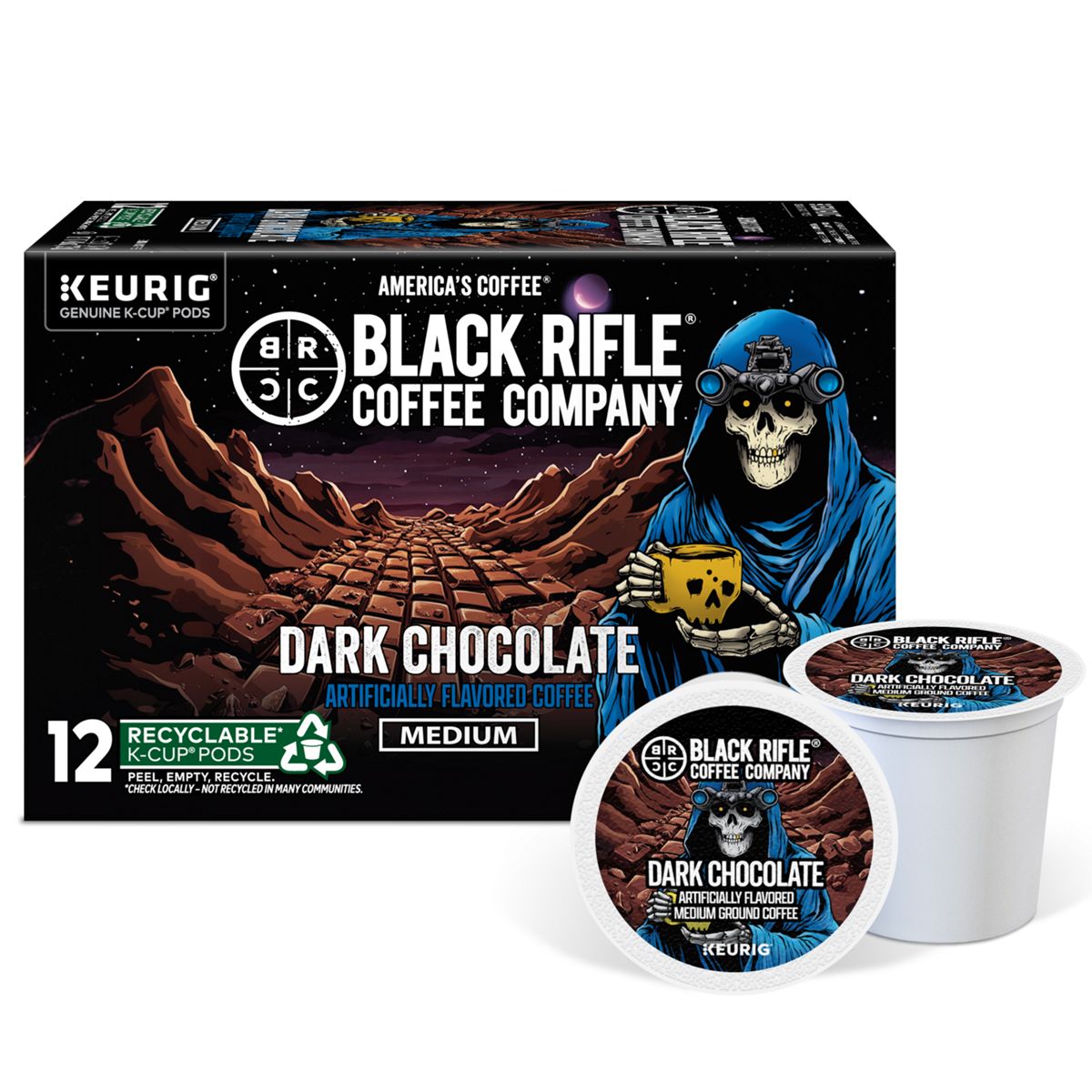 Black Rifle Coffee Company Dark Chocolate Coffee K-Cup Pods