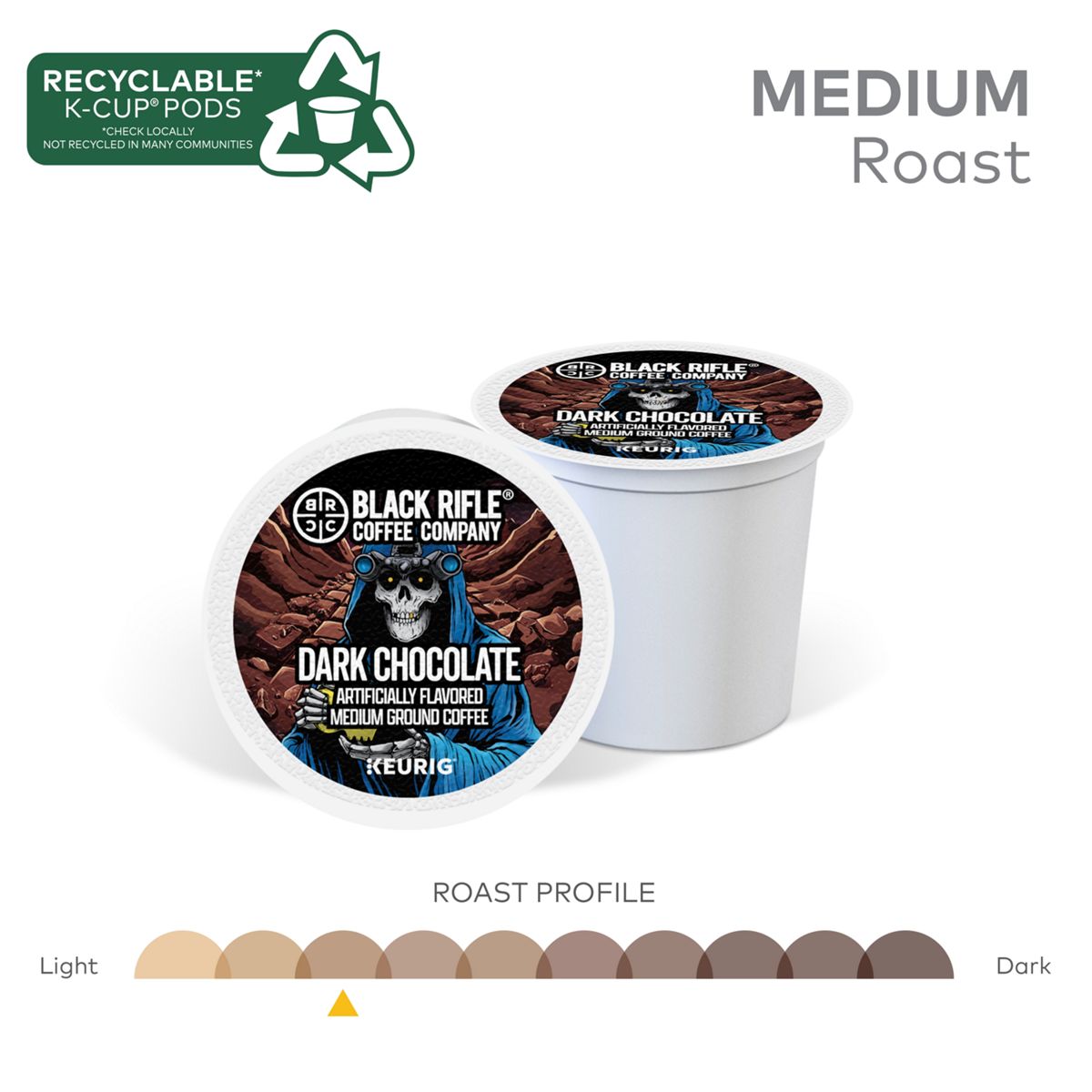 Black Rifle Coffee Company Dark Chocolate Coffee K-Cup Pods