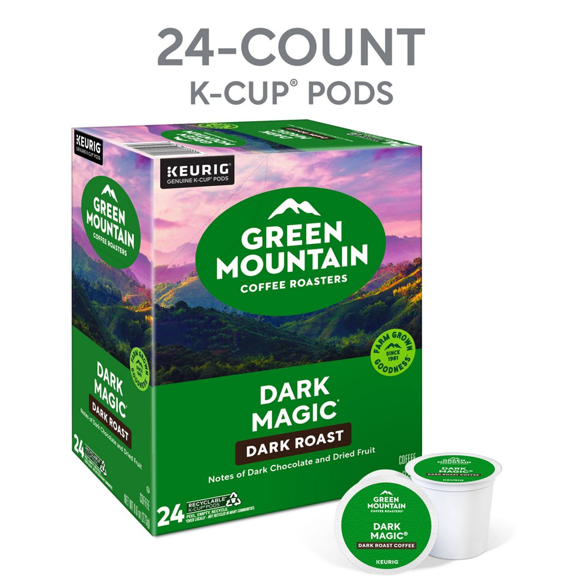 Green Mountain Coffee Roasters Dark Magic Coffee K-Cup Pods