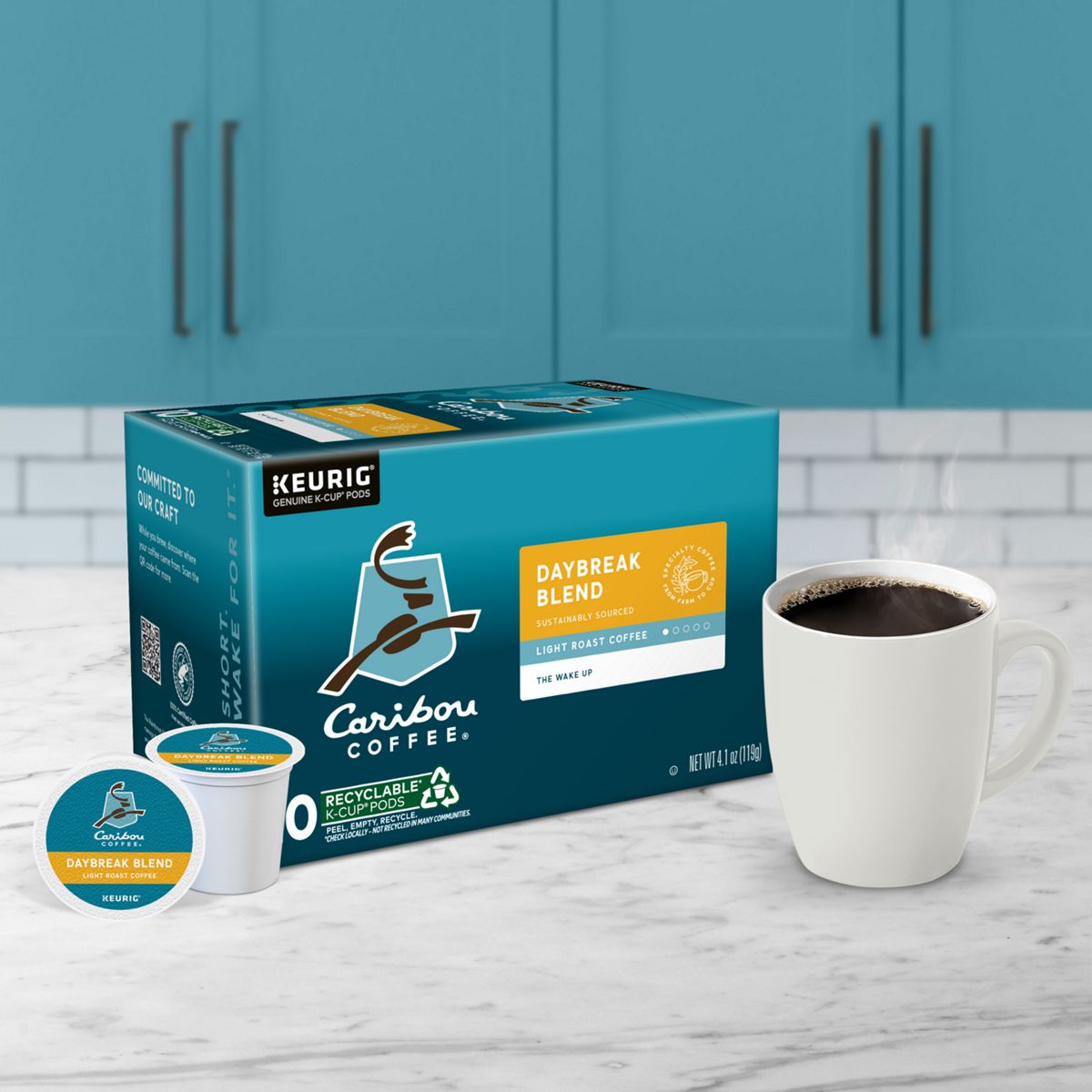 Caribou Coffee Daybreak Morning Blend Coffee K-Cup Pods
