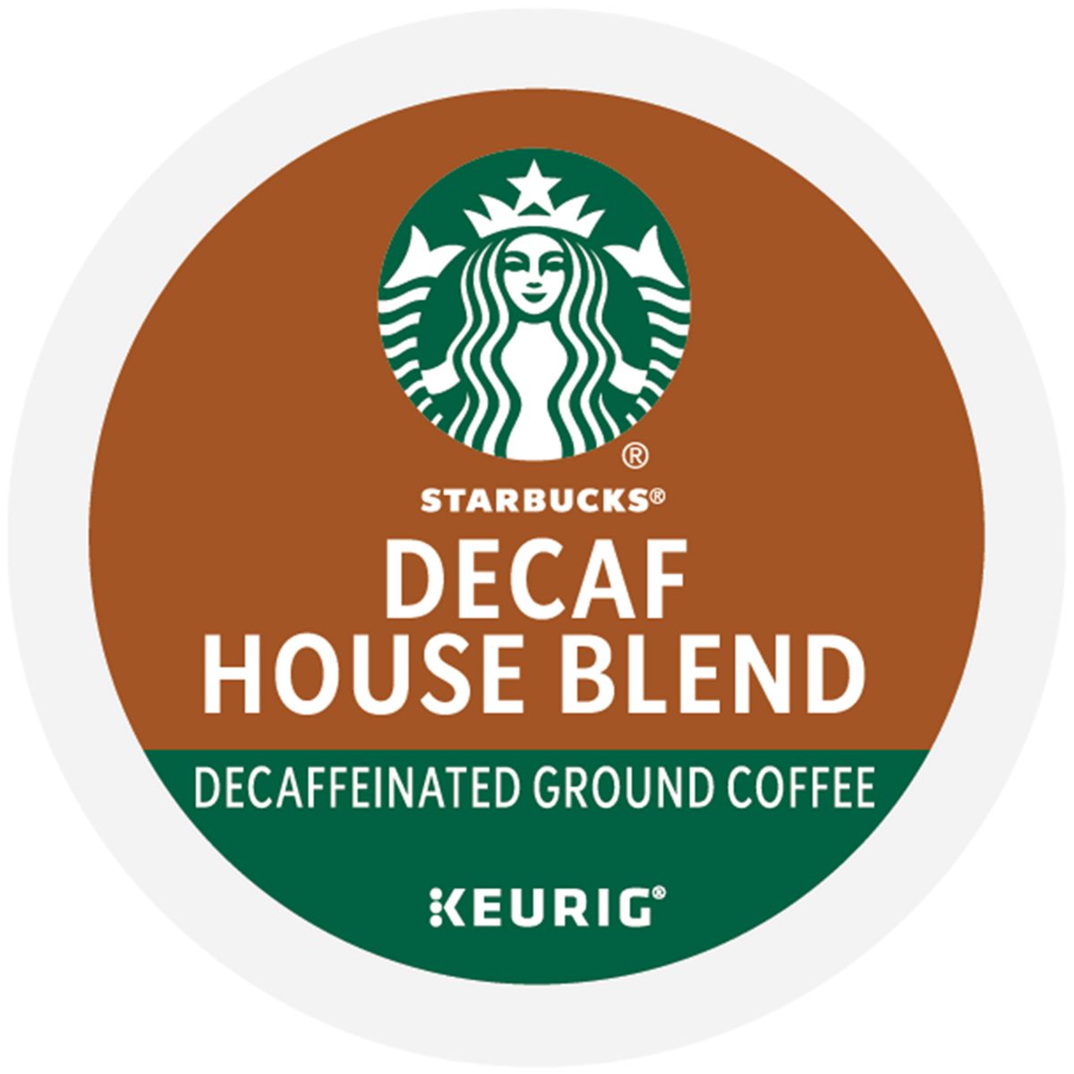 Starbucks House Blend Decaf Coffee K-Cup Pods