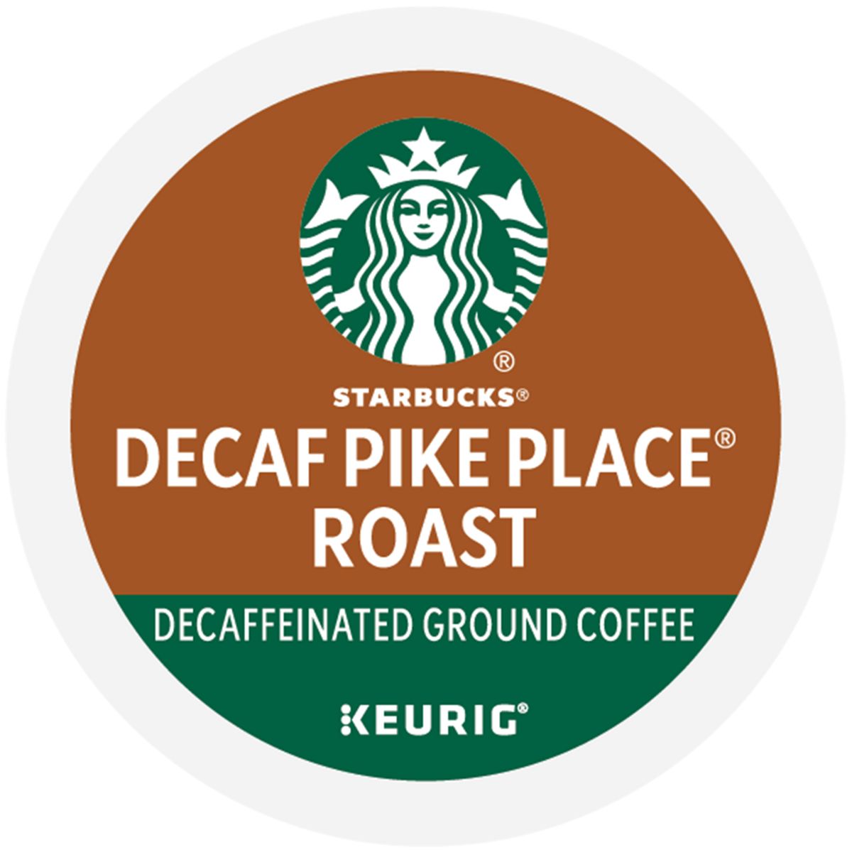 Starbucks Decaf Pike Place Roast Coffee K-Cup Pods