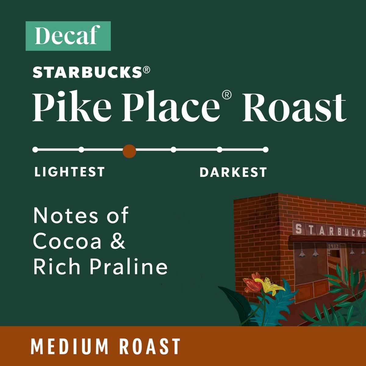 Starbucks Decaf Pike Place Roast Coffee K-Cup Pods