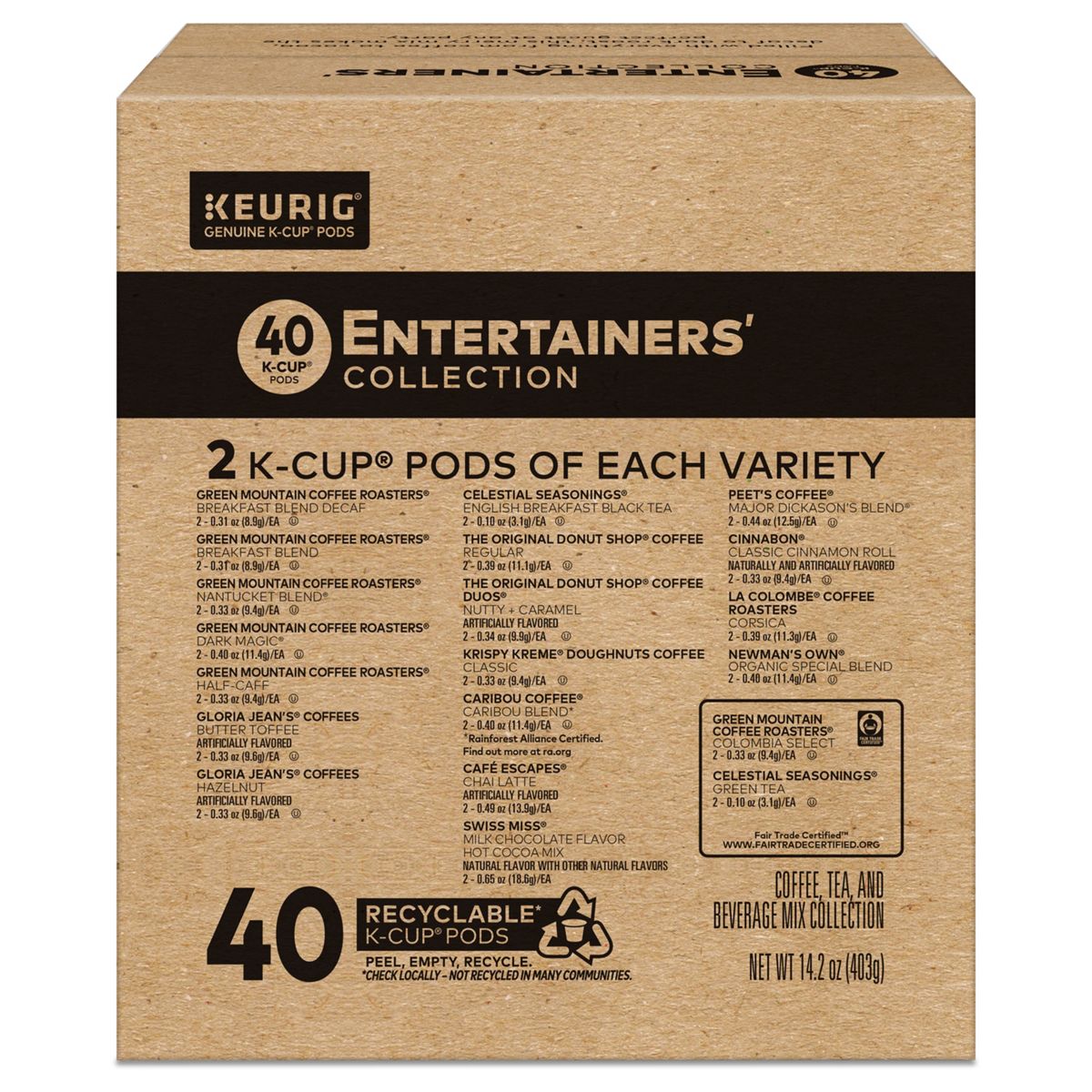 Keurig Entertainers' Collection Variety Pack K-Cup Pods