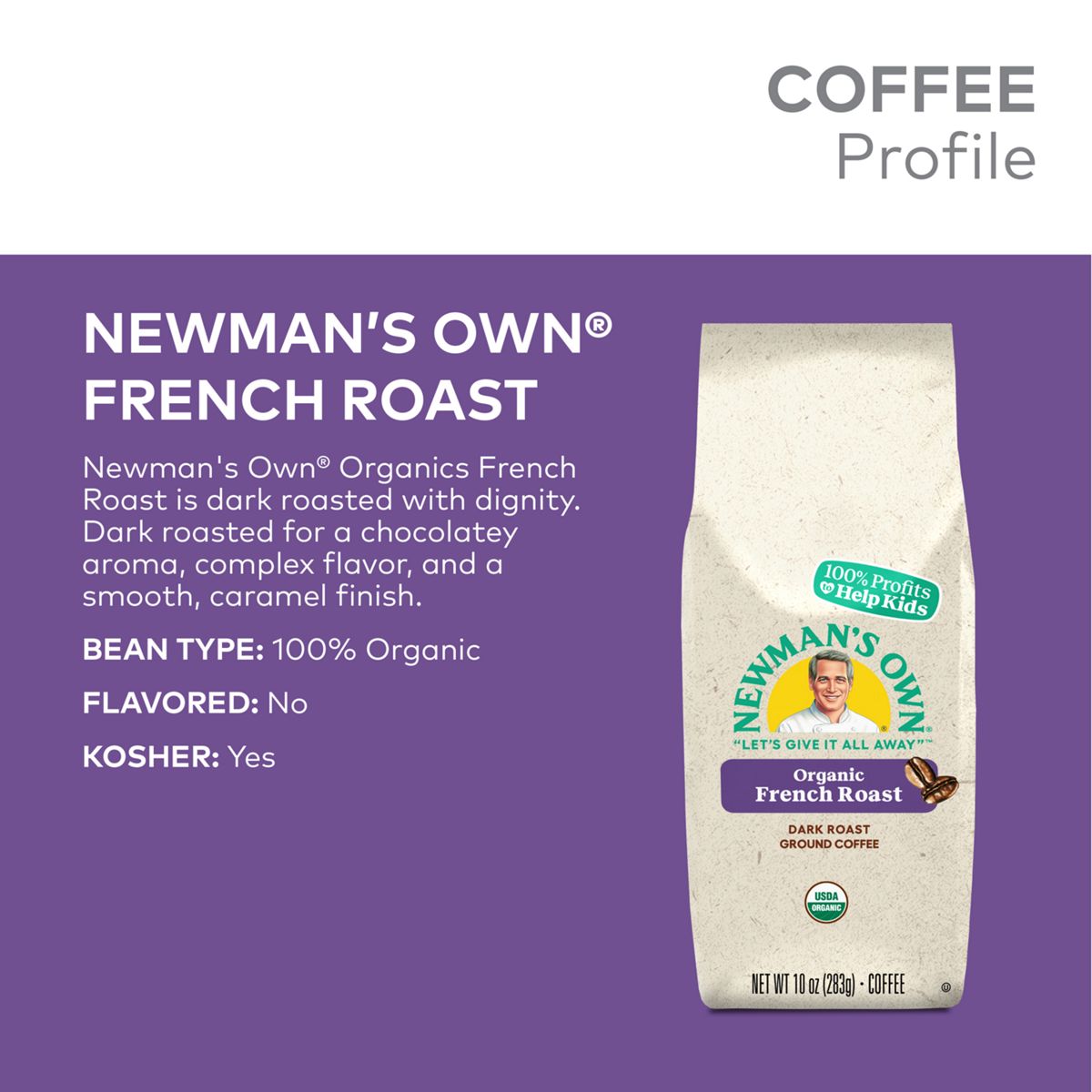 Newman's Own Organic French Roast Coffee