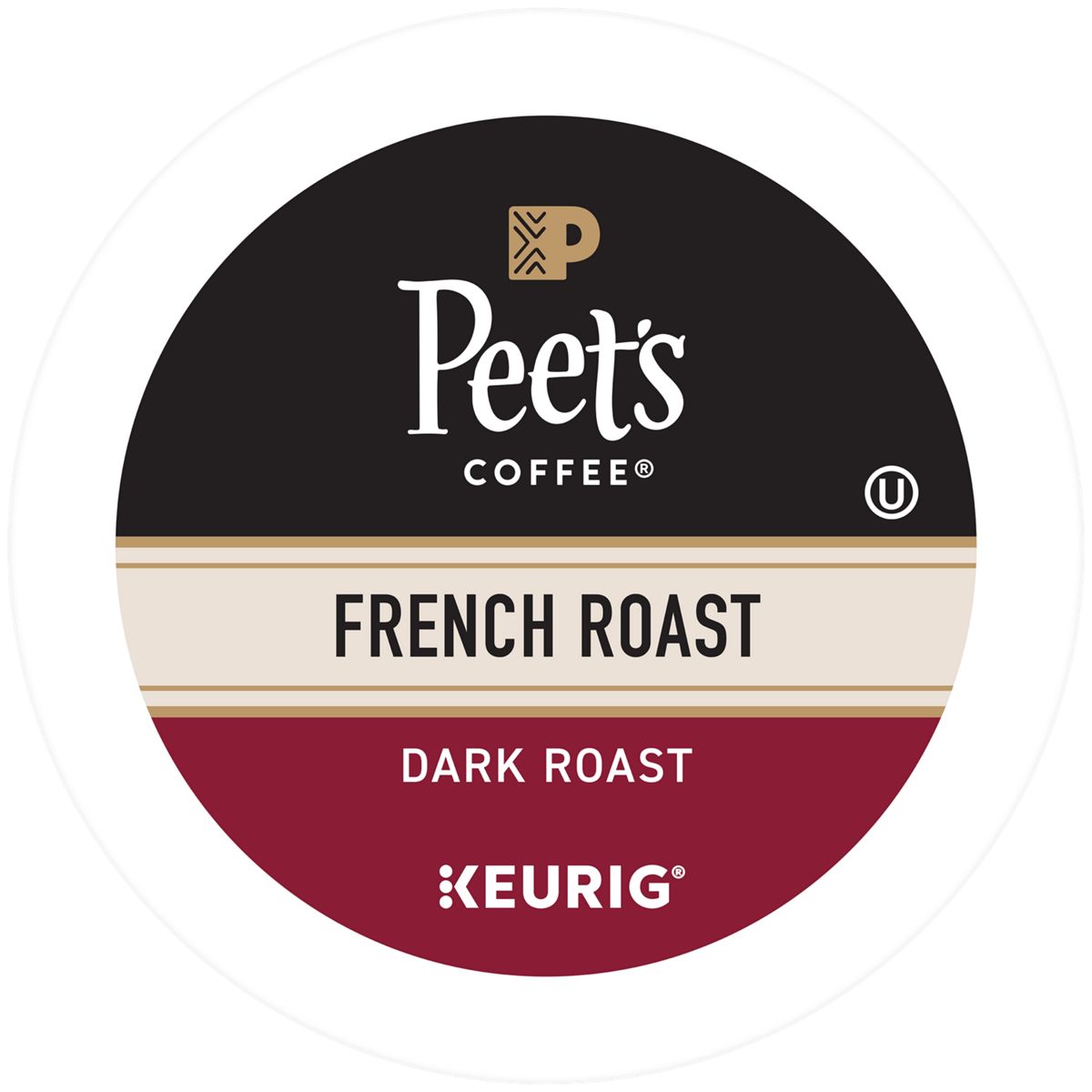 Peet's Coffee French Roast Coffee K-Cup Pods