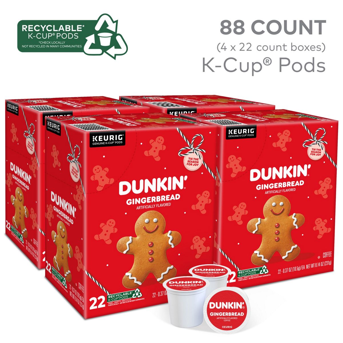 Dunkin' Gingerbread K-Cup Pods