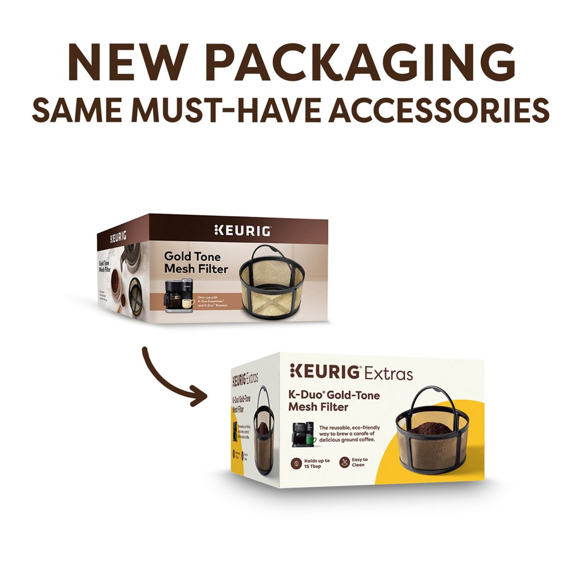 Keurig Gold Tone Mesh Filter
