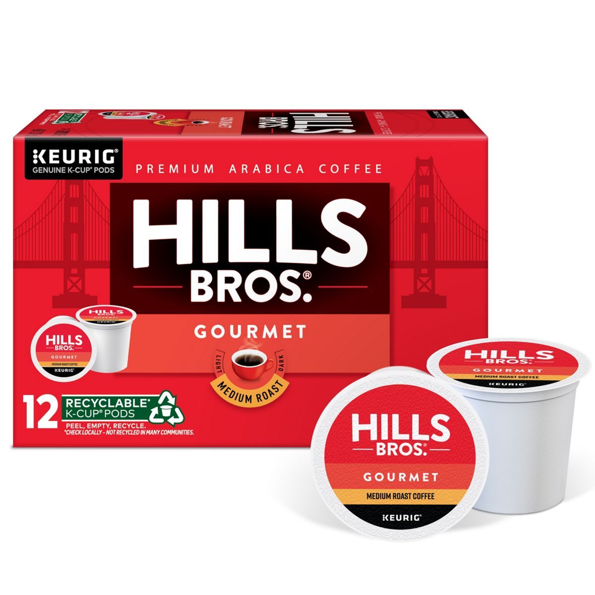 Hills Bros. Gourmet Coffee K-Cup Pods