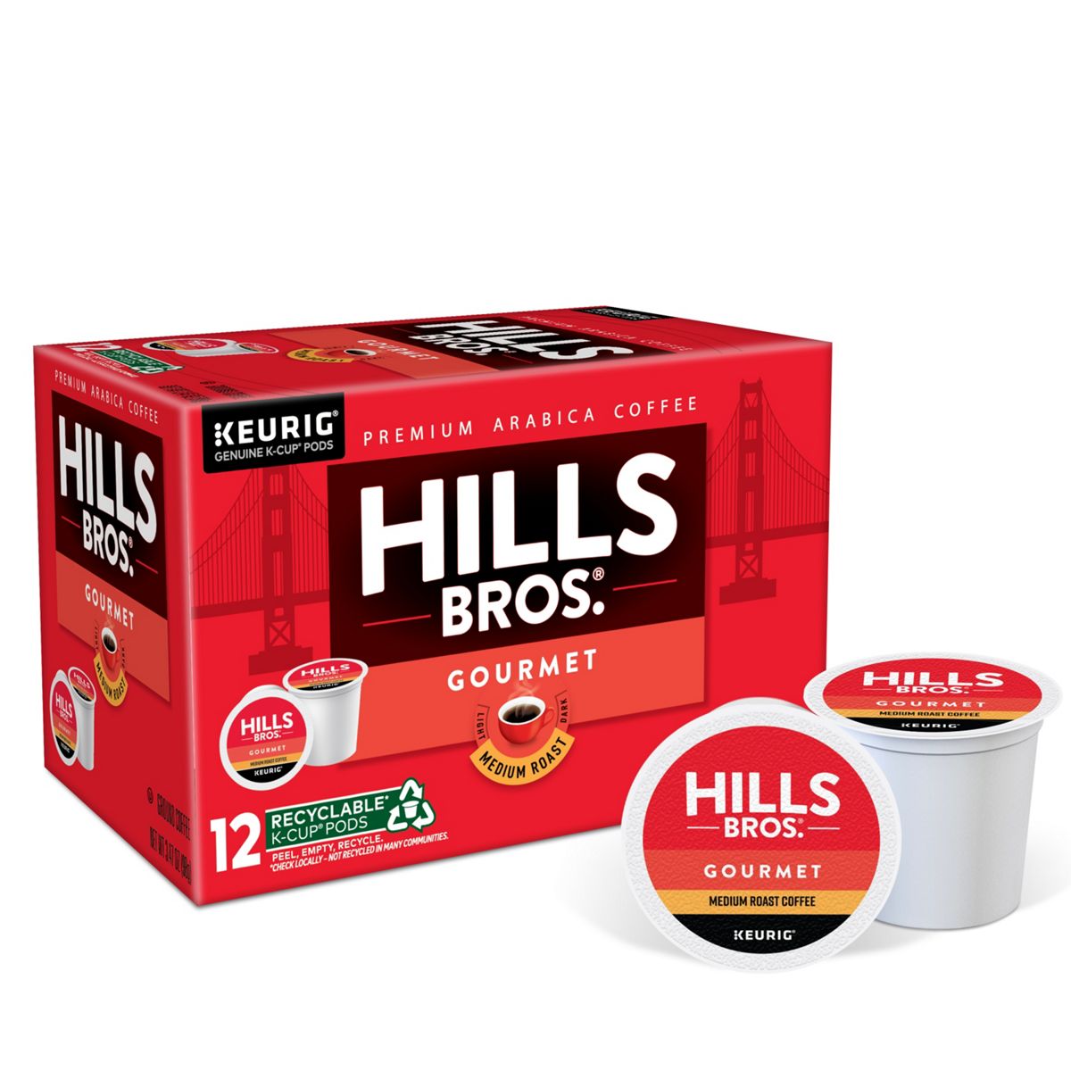 Hills Bros. Gourmet Coffee K-Cup Pods