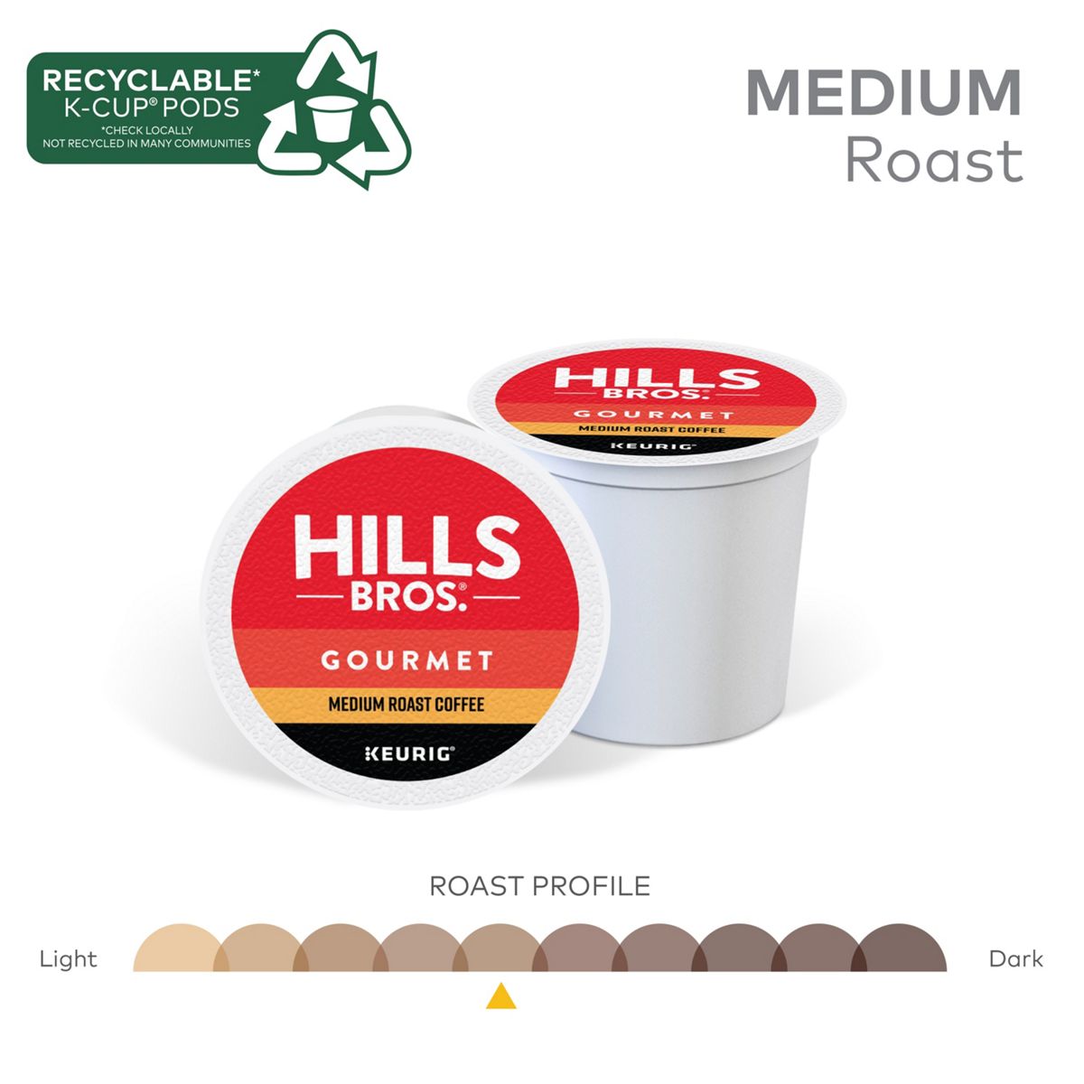 Hills Bros. Gourmet Coffee K-Cup Pods