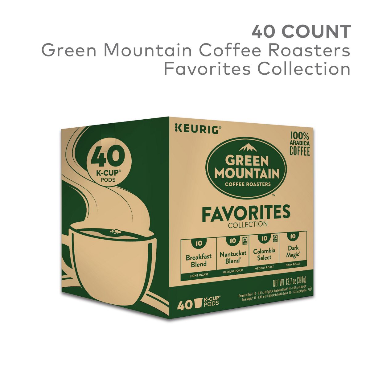 Green Mountain Coffee Roasters Green Mountain Coffee Roasters Favorites Collection K-Cup Pods