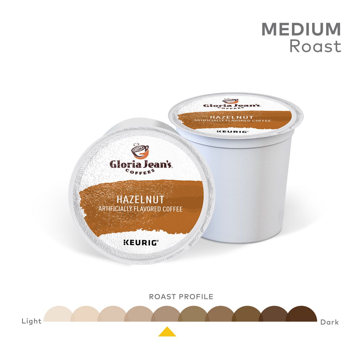 Gloria Jean's Hazelnut Coffee K-Cup Pods