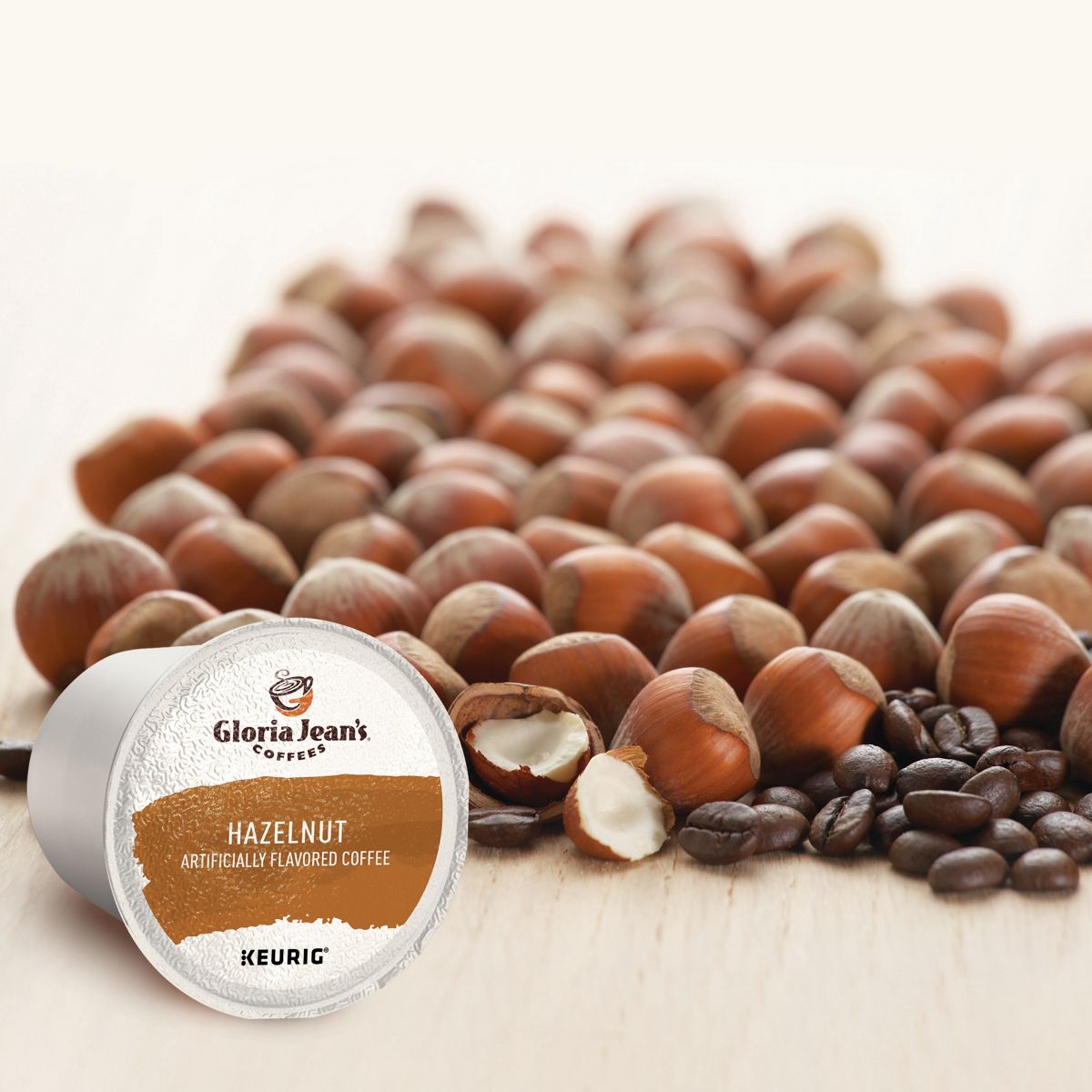 Gloria Jean's Hazelnut Coffee K-Cup Pods