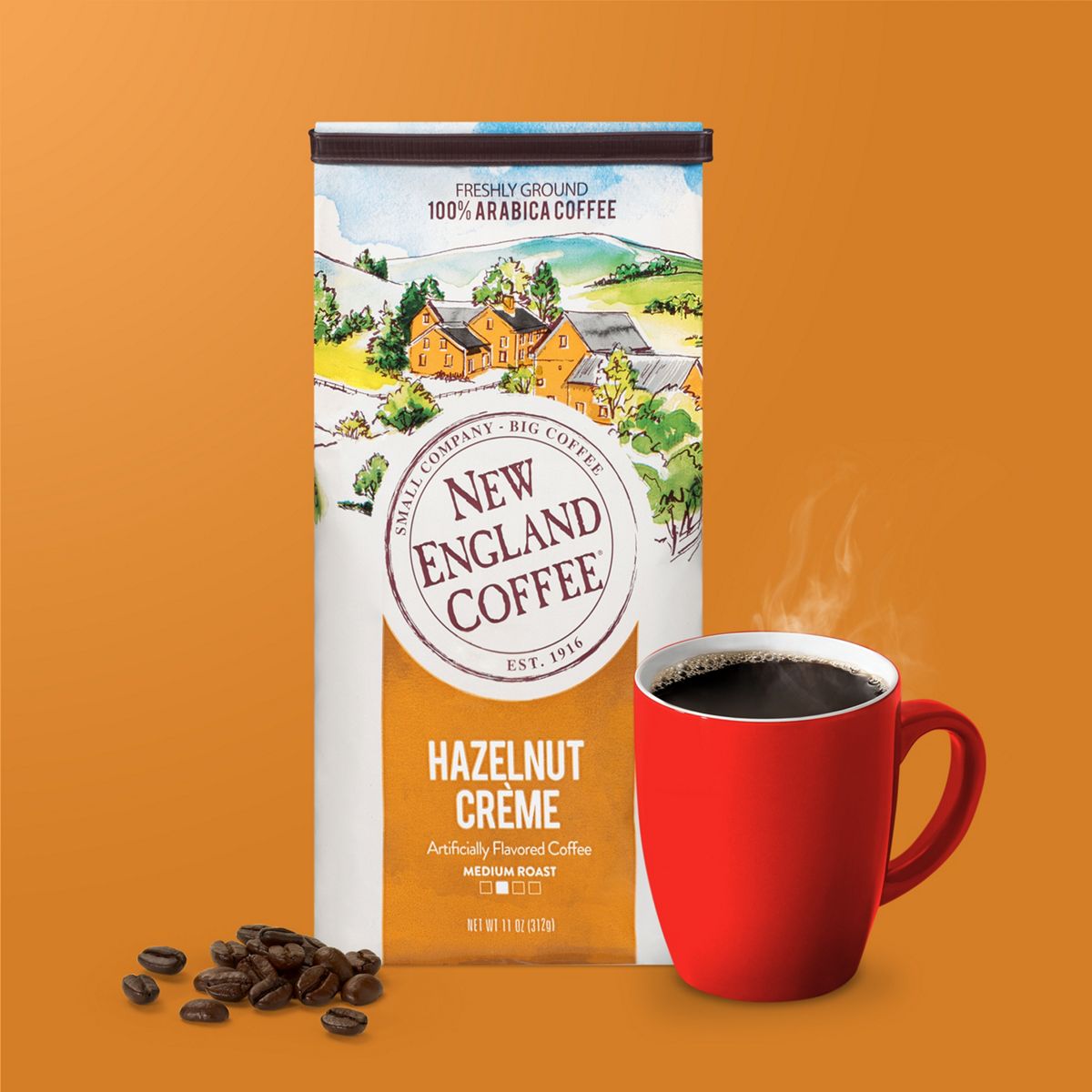 New England Coffee Hazelnut Creme Coffee