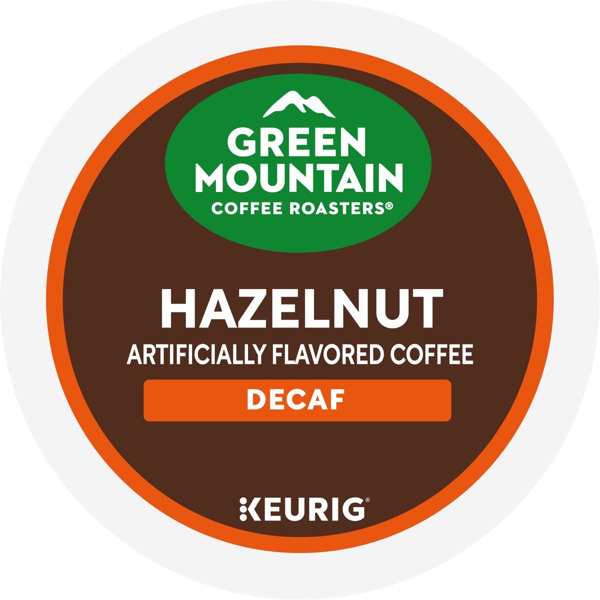 Green Mountain Coffee Roasters Hazelnut Decaf Coffee K-Cup Pods