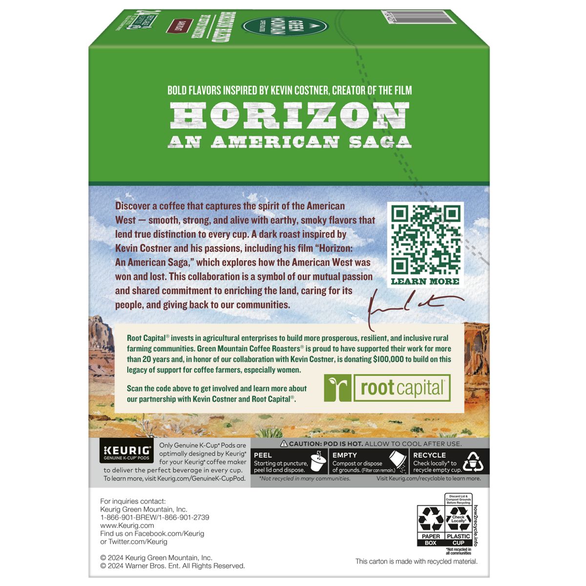Green Mountain Coffee Roasters Horizon Blend Coffee K-Cup Pods