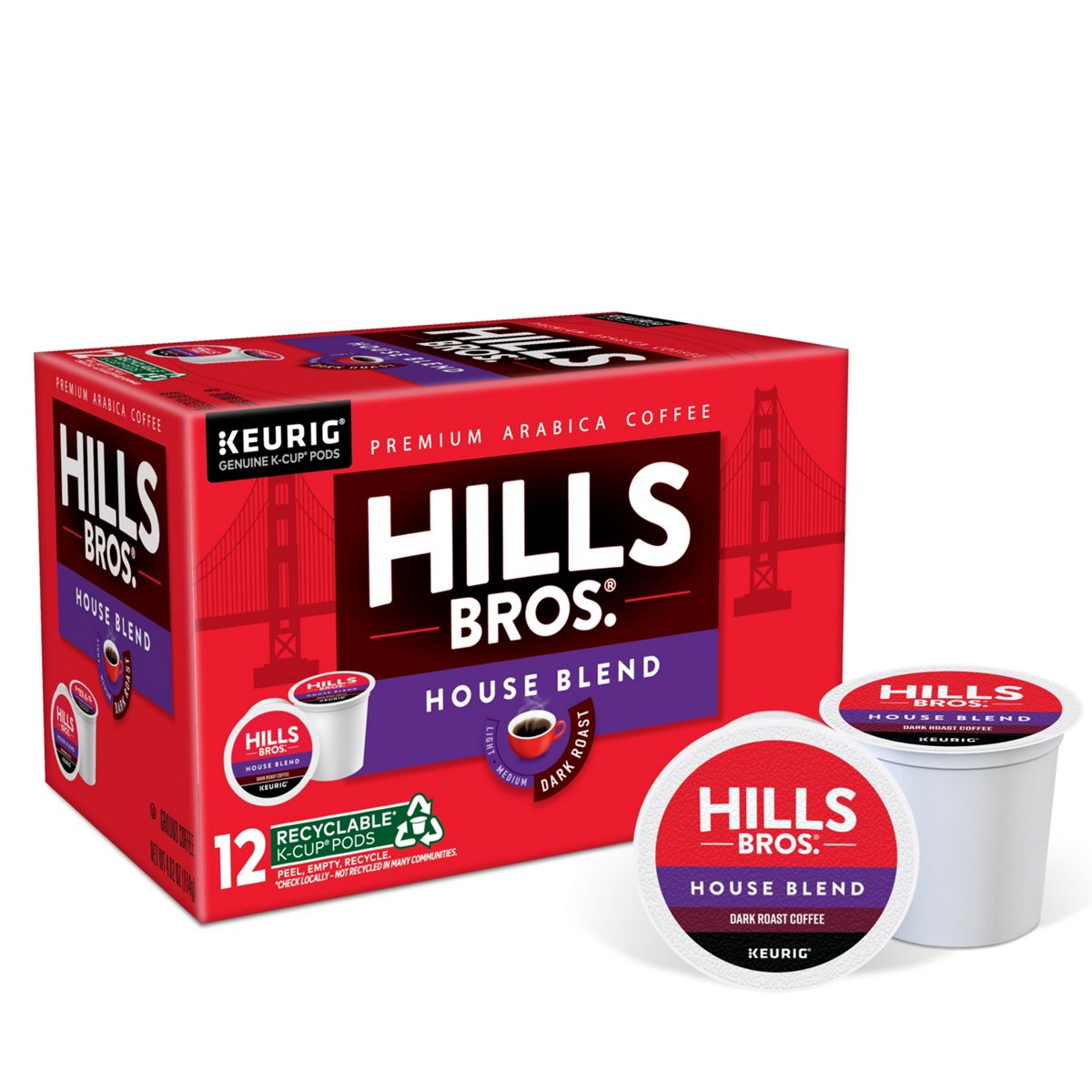 Hills Bros. House Blend Coffee K-Cup Pods
