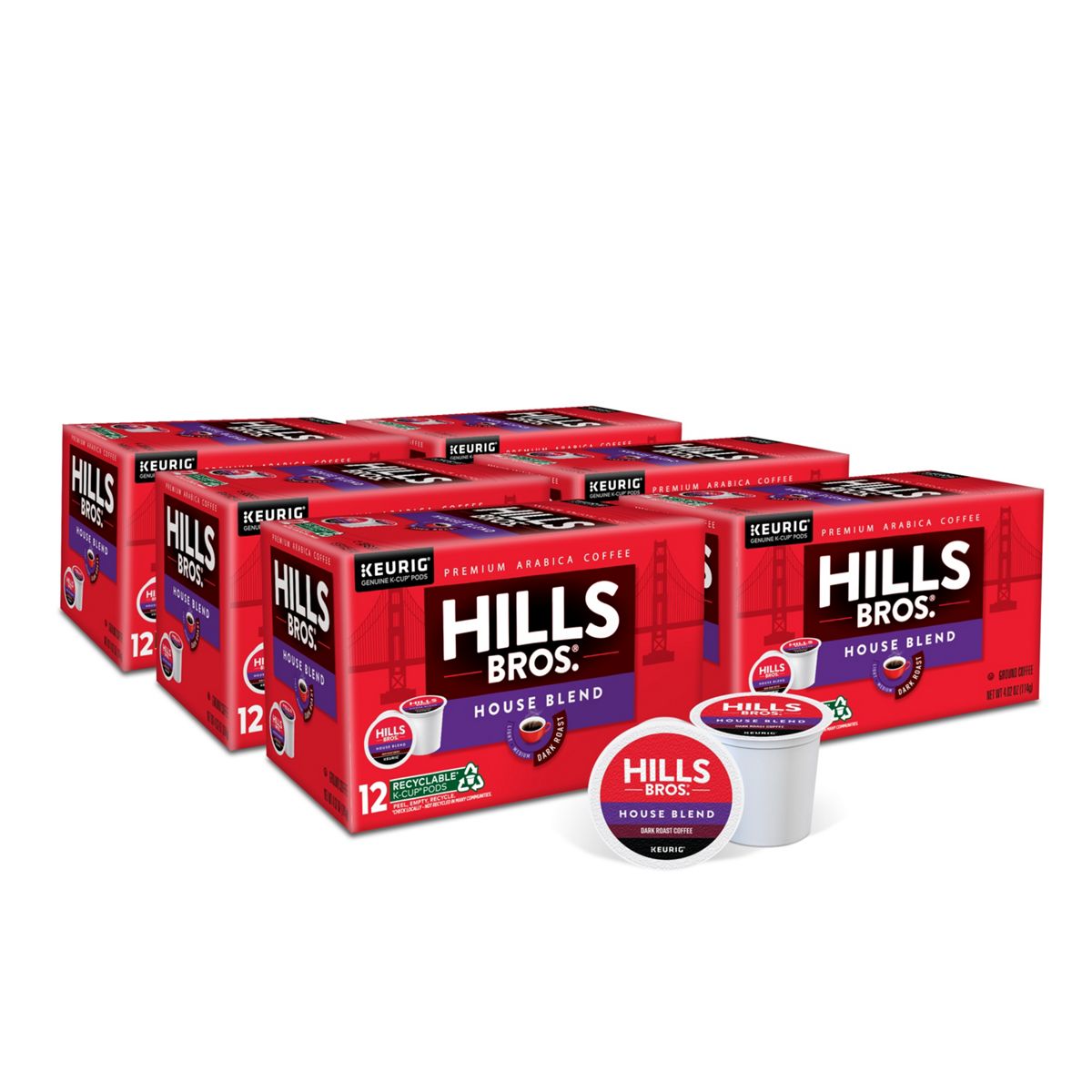 Hills Bros. House Blend Coffee K-Cup Pods