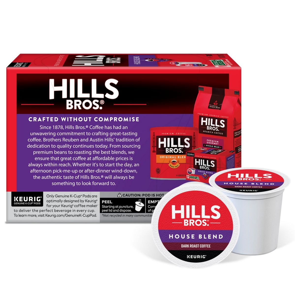 Hills Bros. House Blend Coffee K-Cup Pods