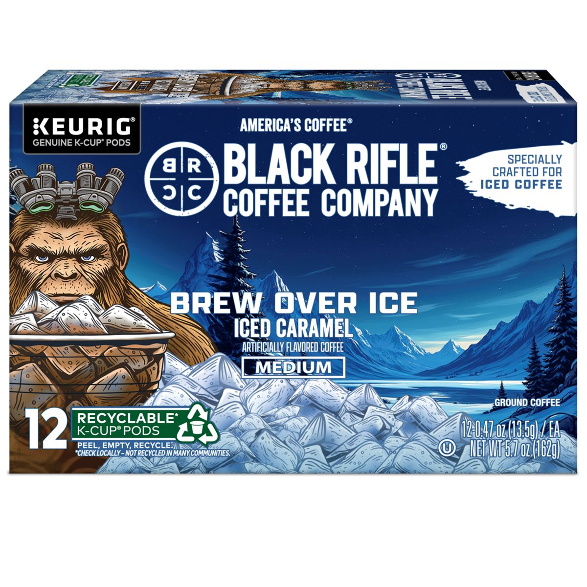 Black Rifle Coffee Company Iced Caramel Coffee K-Cup Pods