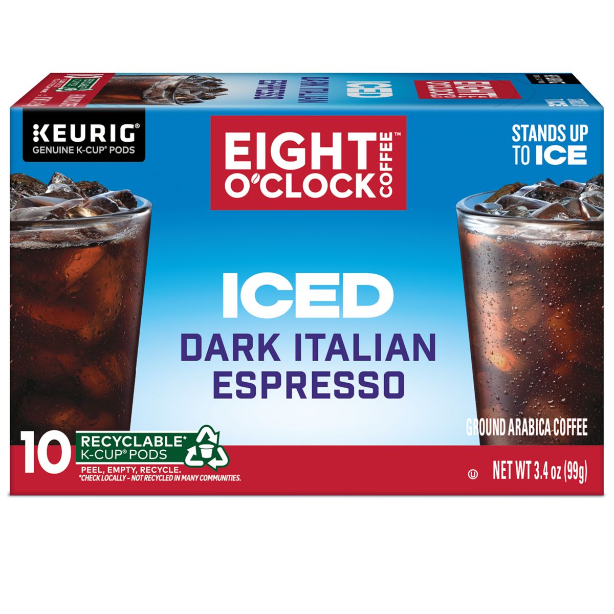 Eight O'Clock Iced Dark Italian Espresso K-Cup Pods