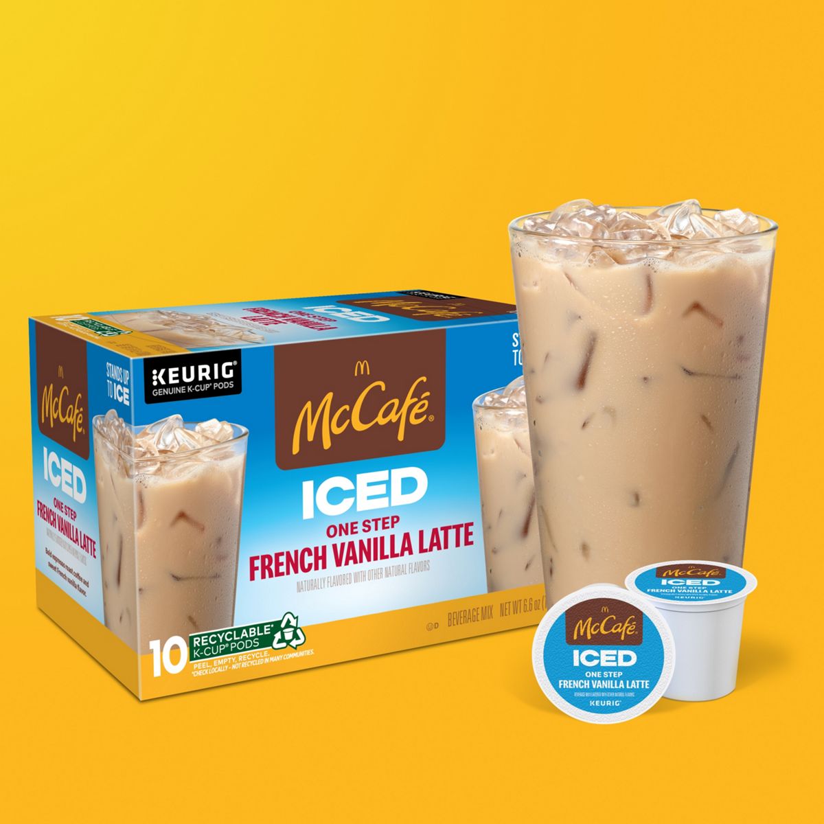 McCafe ICED French Vanilla Latte K-Cup Pods