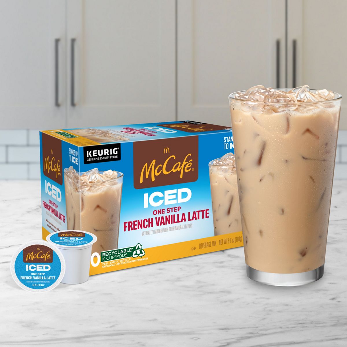 McCafe ICED French Vanilla Latte K-Cup Pods