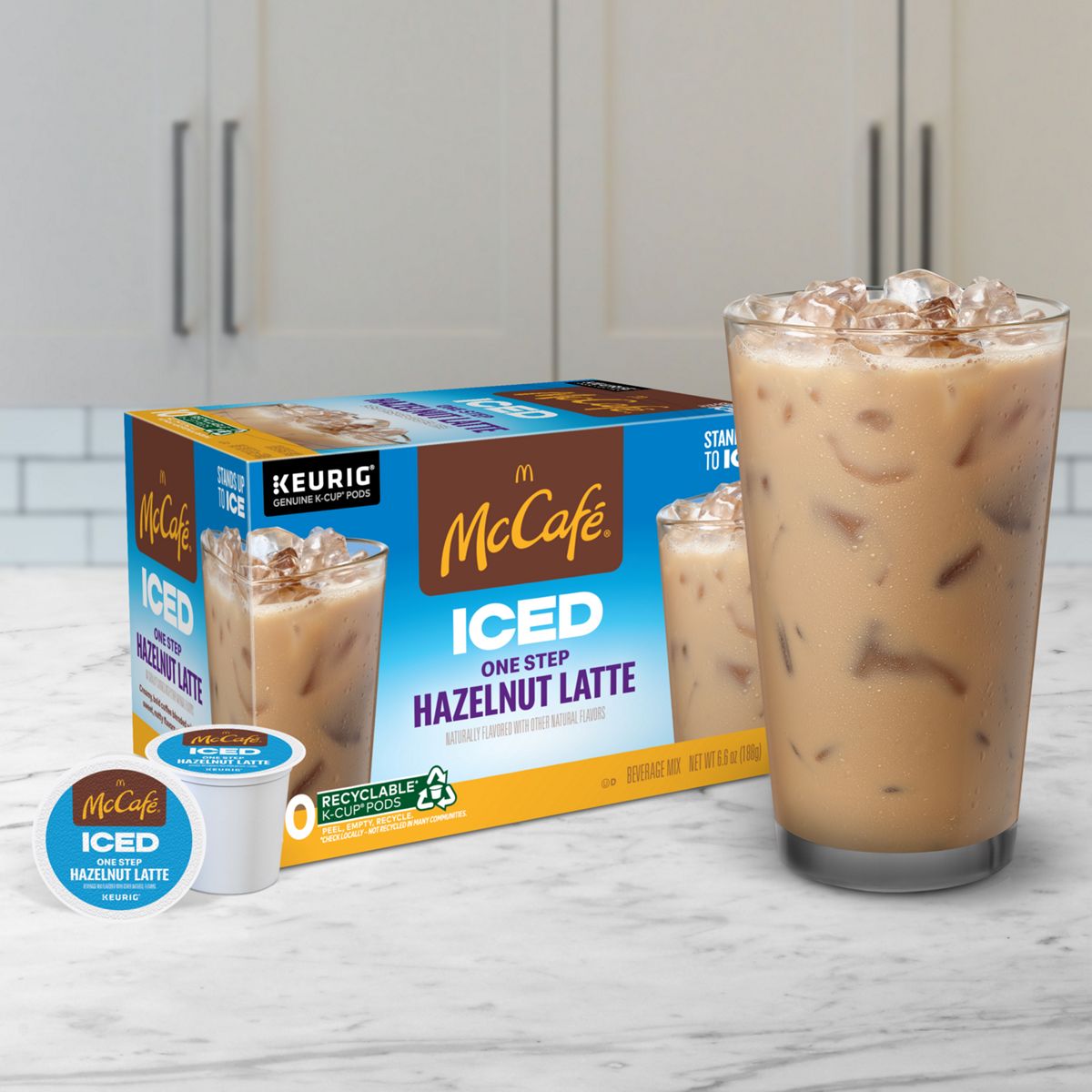 McCafe ICED Hazelnut Latte K-Cup Pods