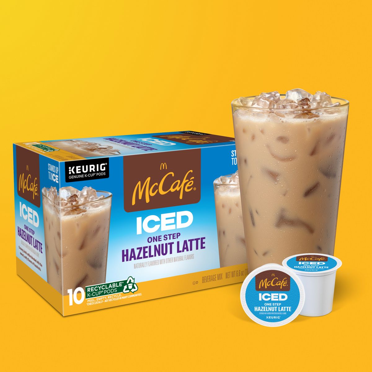 McCafe ICED Hazelnut Latte K-Cup Pods