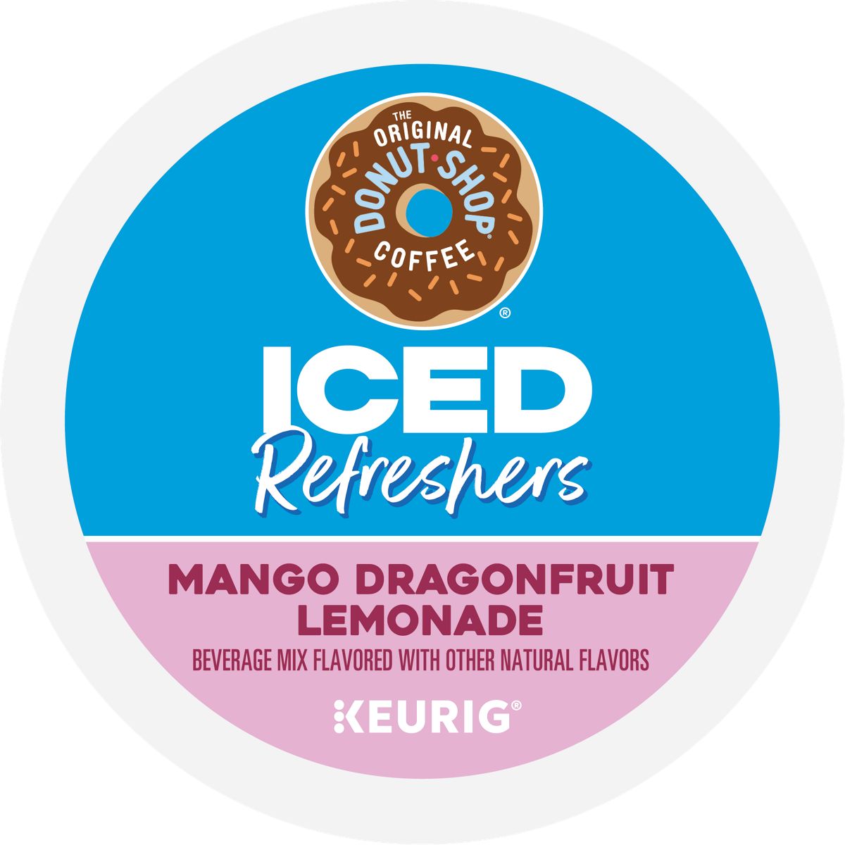 The Original Donut Shop Mango Dragonfruit Lemonade Refresher K-Cup Pods