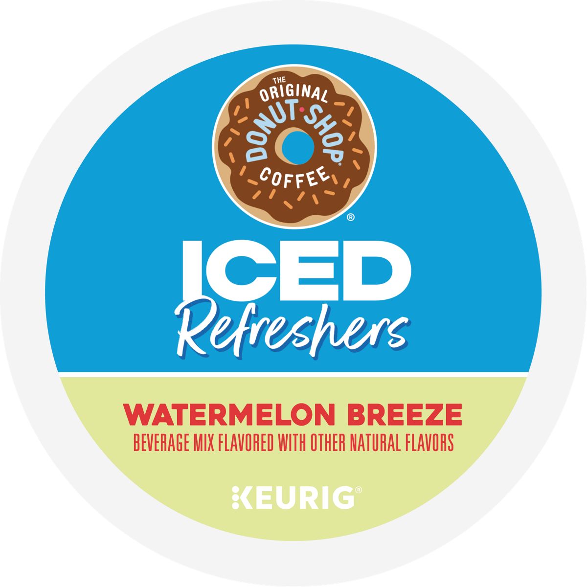 The Original Donut Shop Iced Watermelon Breeze Refresher K-Cup Pods